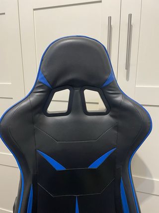 Silla Gamer Negra y Azul