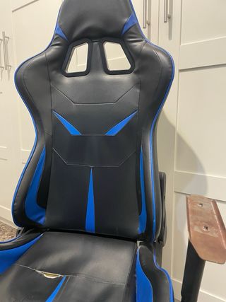 Silla Gamer Negra y Azul