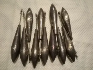 10 Plomos de pesca para surfcasting