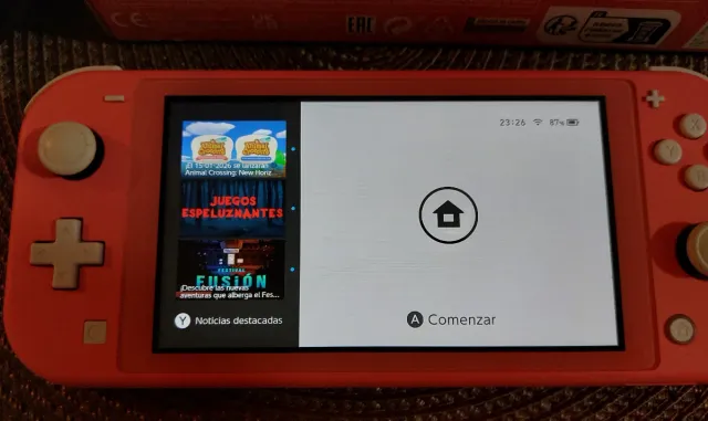 Nintendo Switch Lite coral