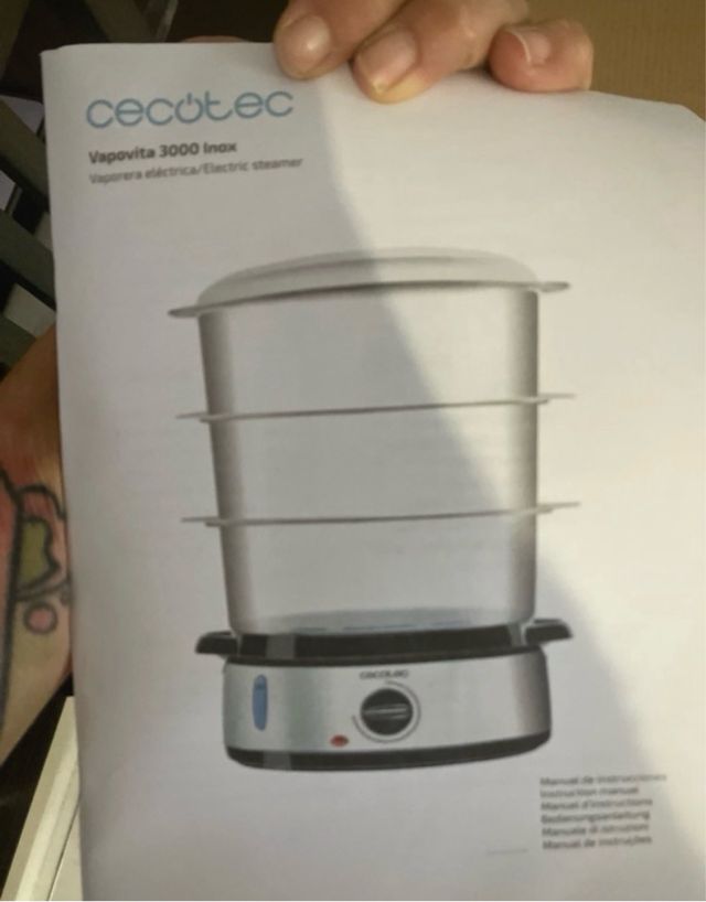 Cecotec Vapovita 3000 Inox Vaporera