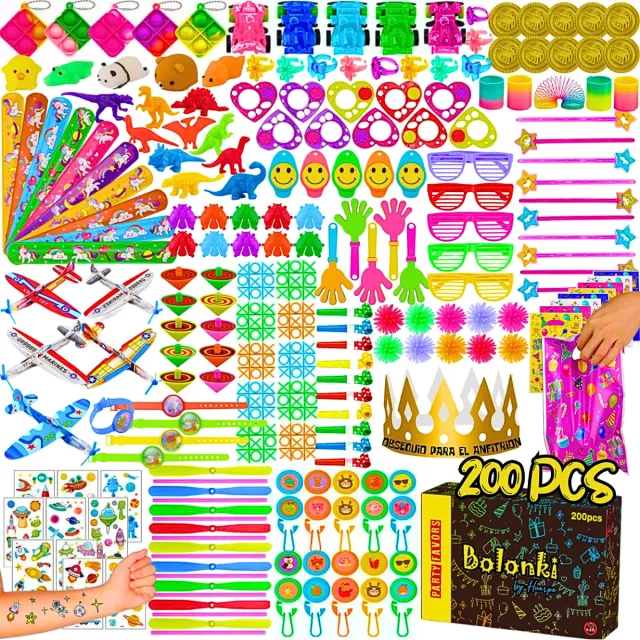 Pack 200 Juguetes Piñata Cumpleaños Infantil