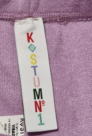 Leggings donna lilla con staffa