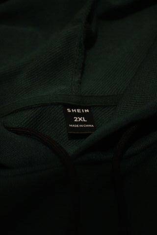 Sudadera con capucha verde oversize - Shein | 2XL