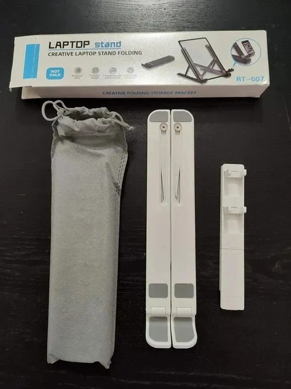 Soporte Portátil y Móvil Ajustable Blanco