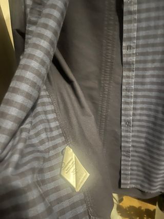 Camicia Fred Perry a quadri blu e nera