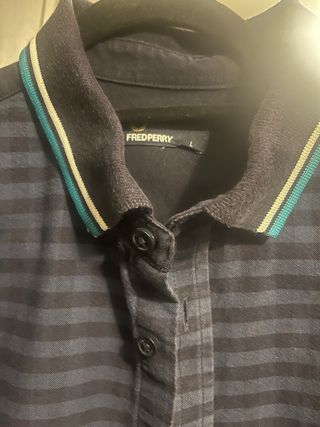 Camicia Fred Perry a quadri blu e nera