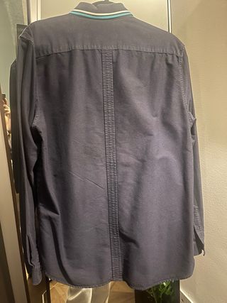 Camicia Fred Perry a quadri blu e nera