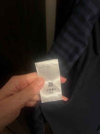 Camicia Fred Perry a quadri blu e nera