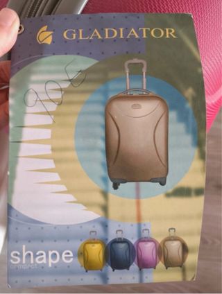 Maleta Grande Gladiator Rosa Compacta