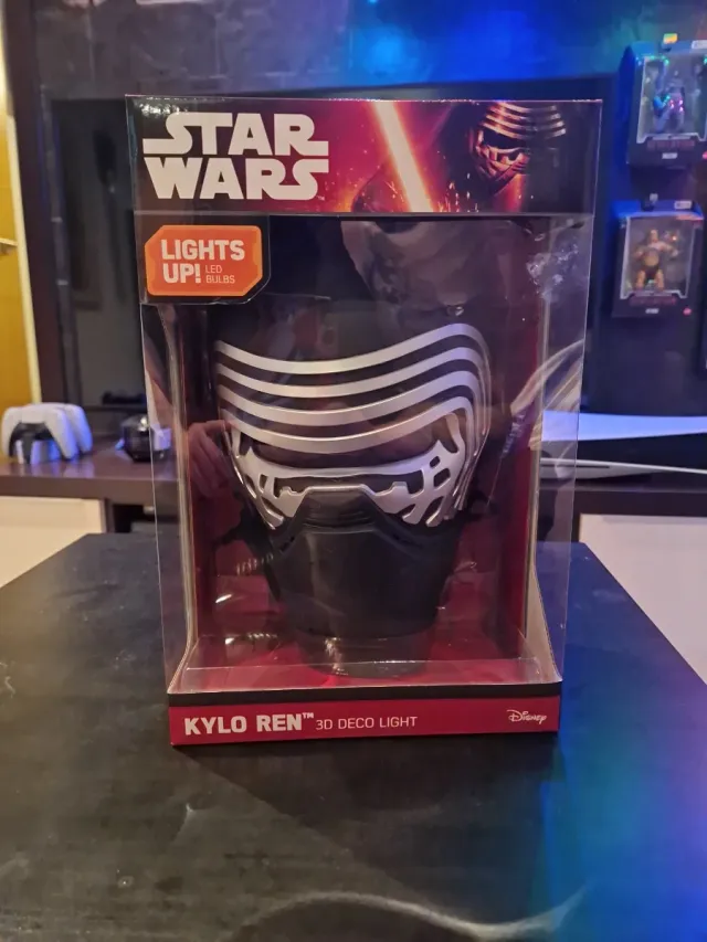 Luz Decorativa 3D de Kylo Ren de Star Wars