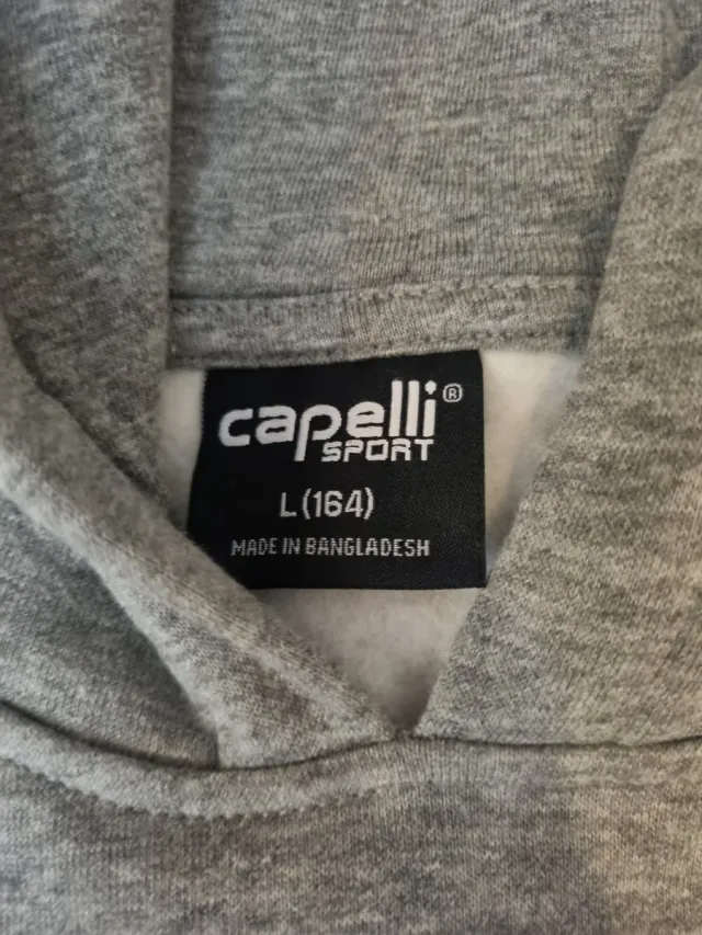 Sudadera Capelli Gris con Logo