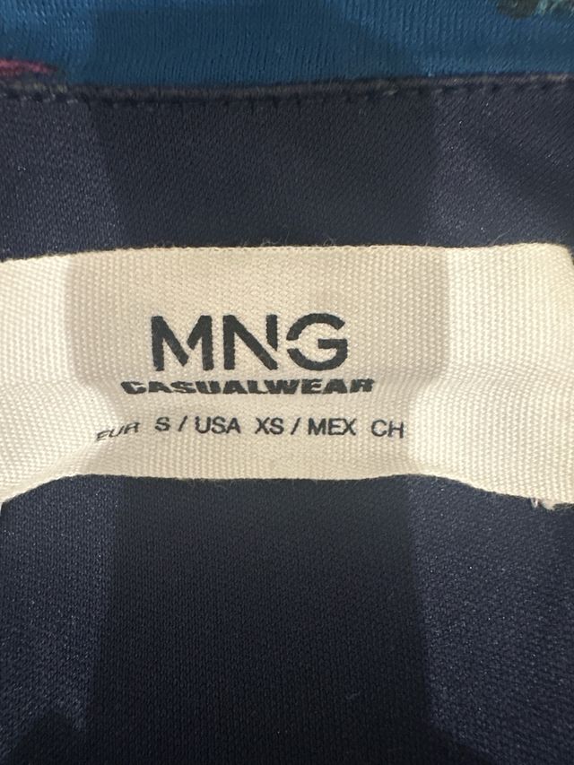 Chaqueta Estampada Flecos Mango