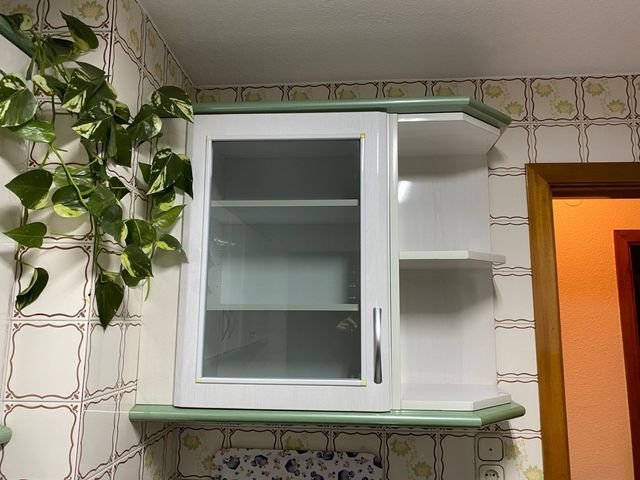 Mueble de cocina madera y piedra