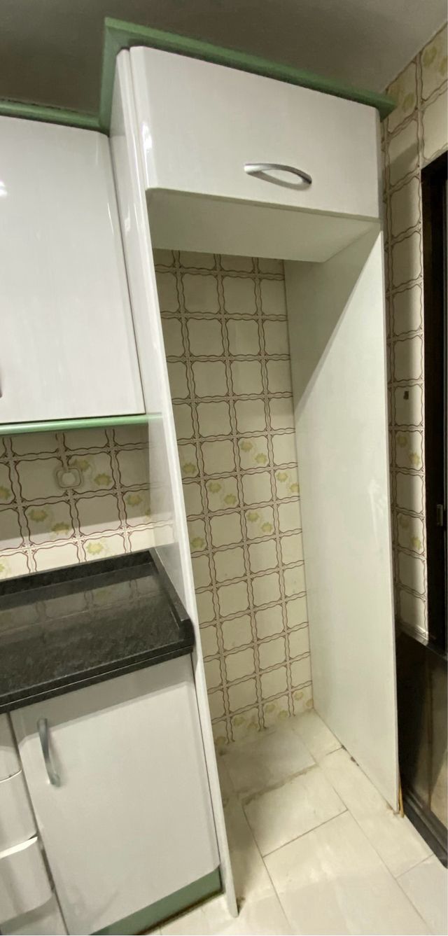 Mueble de cocina madera y piedra