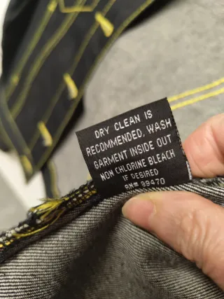 Cazadora vaquera Crest negra mujer