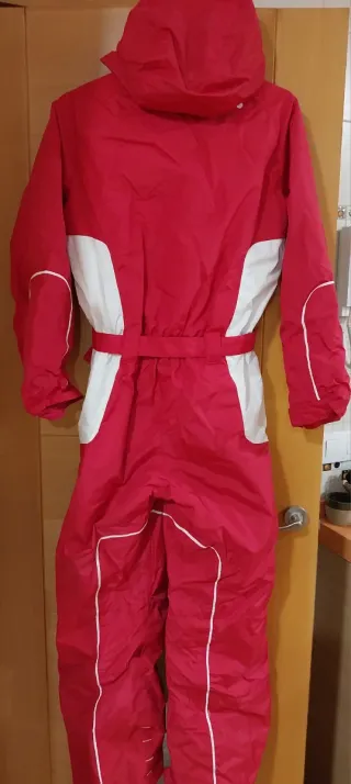 Mono de nieve Wedze rojo y blanco 14 años