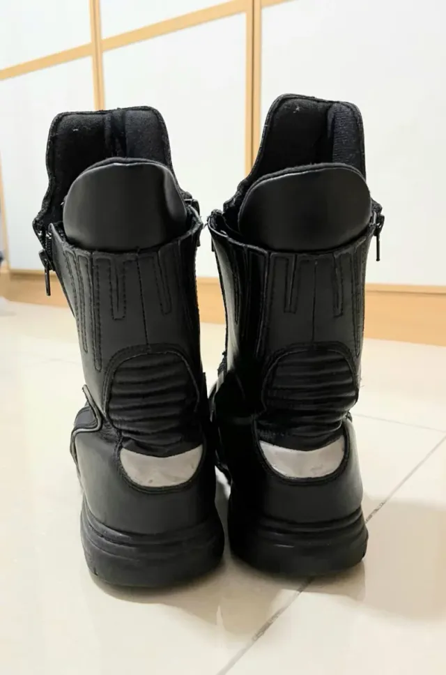 Botas de moto hombre negras