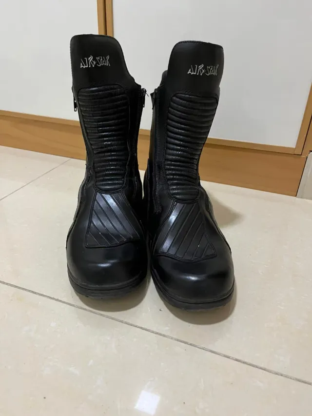Botas de moto hombre negras