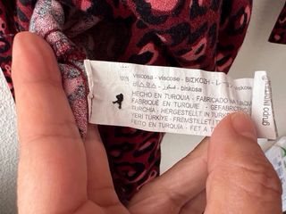 Vestido Zara Estampado Animal Print Talla M