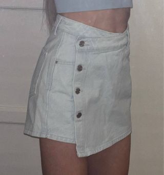 Falda short cruzada vaquera Zara / talla 34 (new)