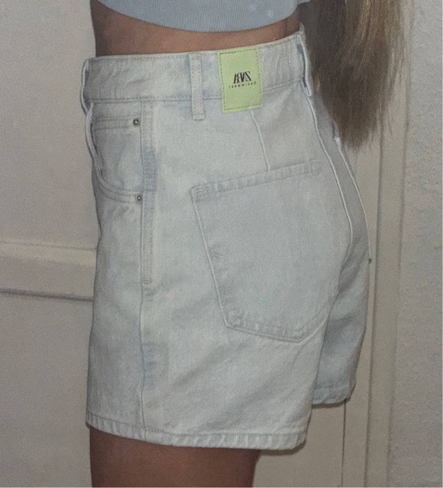 Falda short cruzada vaquera Zara / talla 34 (new)