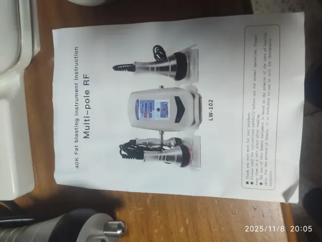 Máquina Cavitación y Radiofrecuencia RF