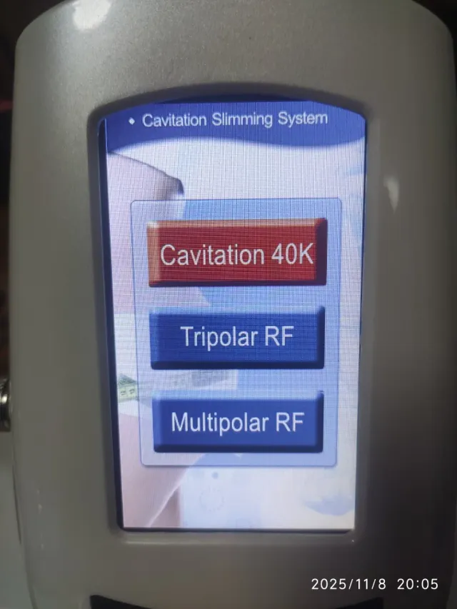 Máquina Cavitación y Radiofrecuencia RF