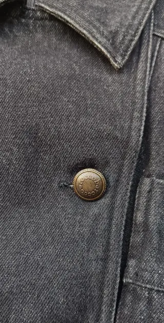 Giacca Roccobarocco jeans vintage imbottita