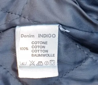 Giacca Roccobarocco jeans vintage imbottita