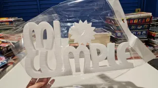 Letras de corcho "Mi Cumple"