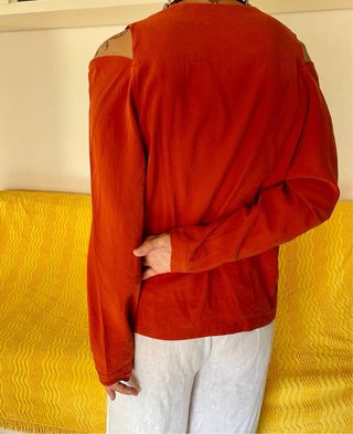 Camicia donna Lavinia Turra arancione