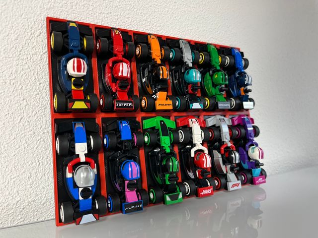 Espositore semplice Lego mini F1