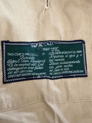 Gabardina Burberry Beige Clásica