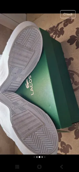 Sneakers Lacoste Bianche e Verdi