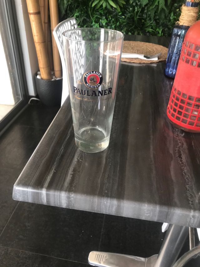 Vaso Cerveza Paulaner Múnich Vidrio