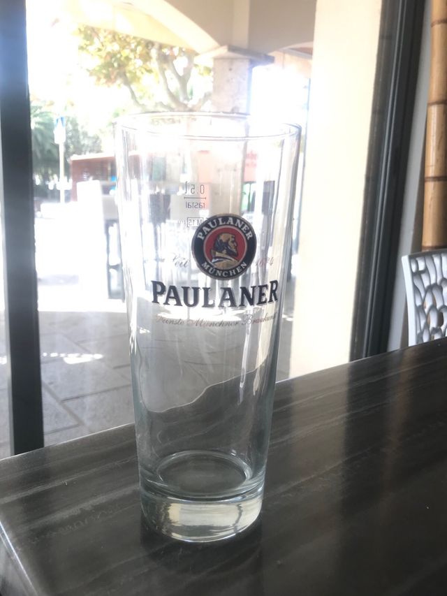 Vaso Cerveza Paulaner Múnich Vidrio