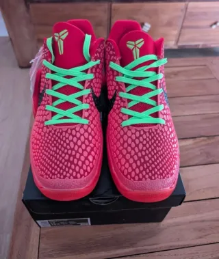Nike Kobe VI Roja y Verde .