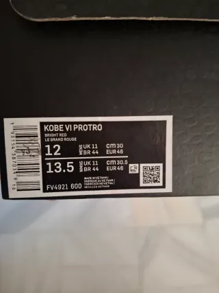 Nike Kobe VI Roja y Verde .