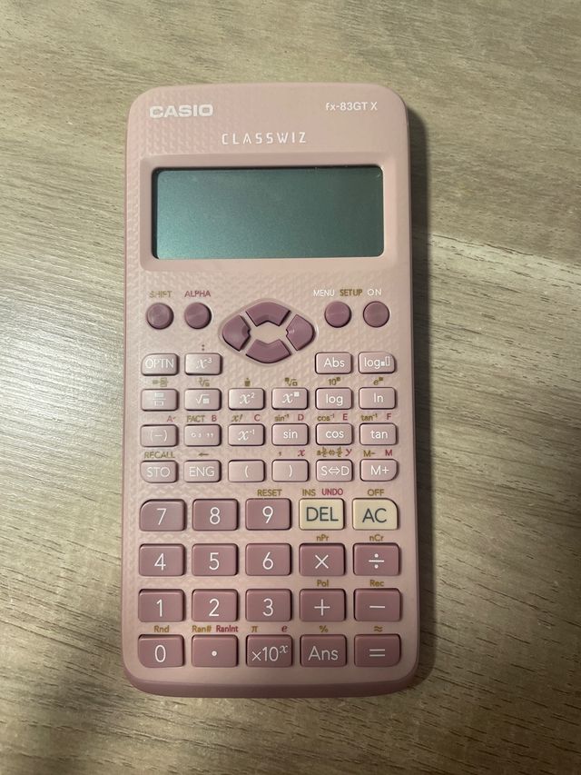 Calculadora Casio fx-83GTX Classwiz Rosa