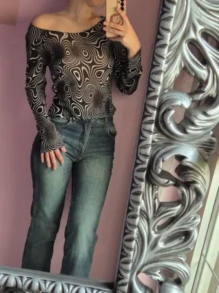 Maglia a maniche lunghe con stampa