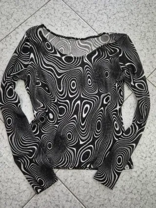 Maglia a maniche lunghe con stampa