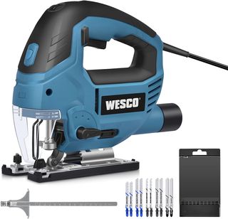 Sierra de calar WESCO 850W 3000SPM + accesorios