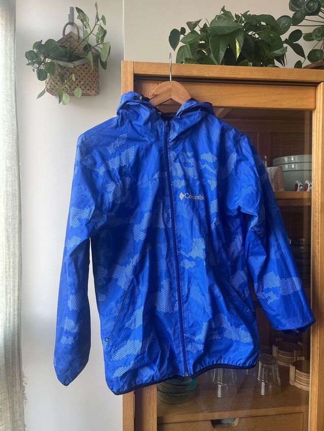 Chubasquero Columbia Azul