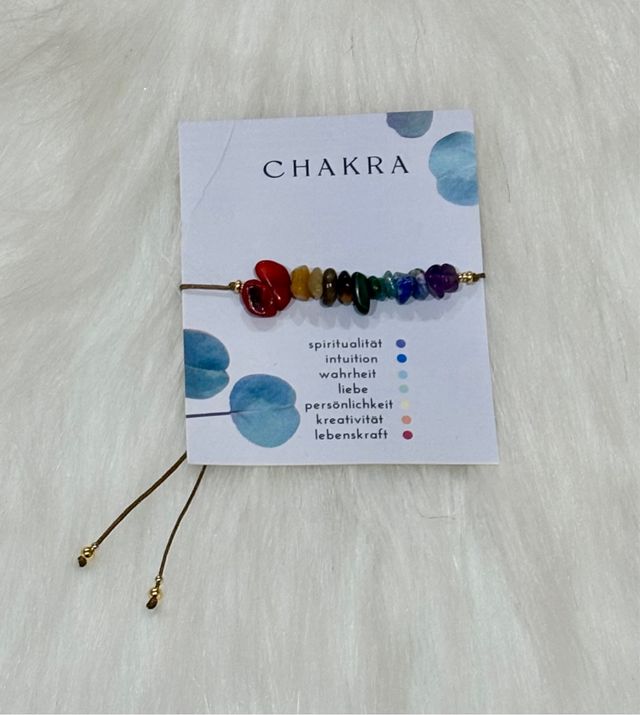 Pulsera 7 Chakras  Minerales Piedras Naturales