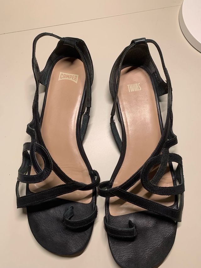 Sandalias Camper Twins Negras