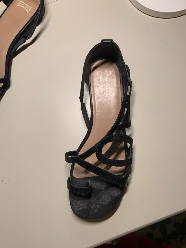 Sandalias Camper Twins Negras