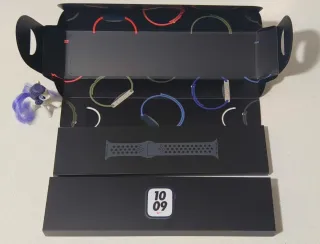 Apple Watch Nike Negro y Gris Serie 7