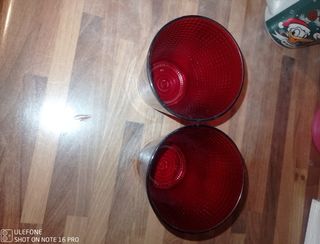 Bicchieri rossi natalizi in vetro