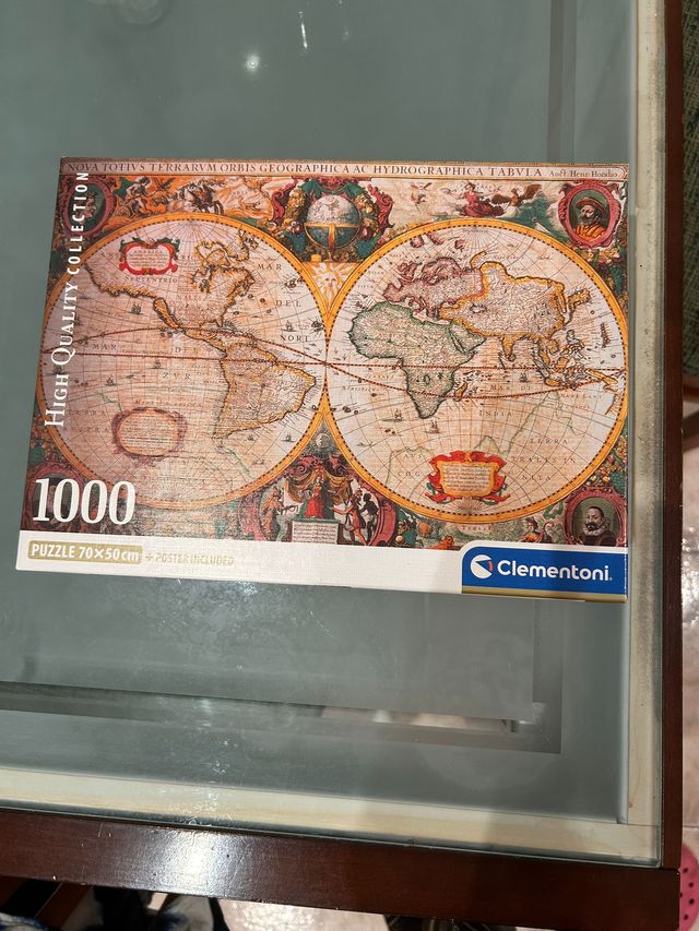 Puzzle 1000 Piezas Mapa Antiguo Clementoni